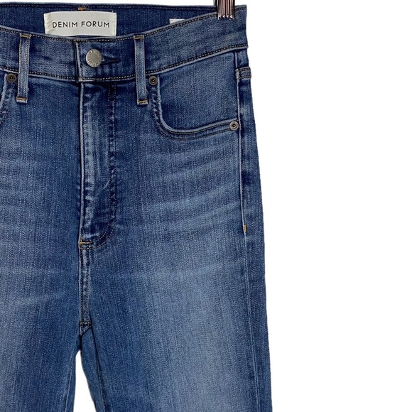 Denim Forum Aritzia The Lola High Rise Skinny Leg Jeans Denim Blue 25 - Picture 7 of 16